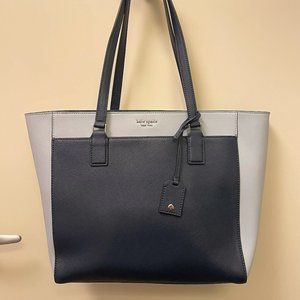 Kate Spade Cameron Laptop Tote - New Blue Leather Purse (NWT)